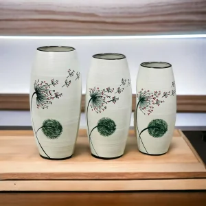 Bình Hoa Gốm Bát Tràng Vẽ Bồ Công Anh